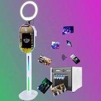 Nouveau Modèle 15,6 Pouces Écran Tactile DSLR Selfie Cabine Photo Boîtier Valise de Transport Appareil Photo Miroir Photomaton Machine