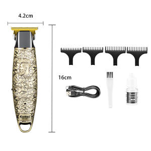 เครื่องตัดผมไฟฟ้า Kemei รุ่น KM-2266 ตัวเครื่องโลหะ ชาร์จผ่าน USB สำหรับมืออาชีพ กำลังแรง 7000-9000 รอบต่อนาที - Product Image 2