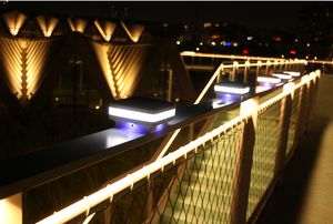 IP65 esterno impermeabile solare LED giardino Post Cap illuminazione costante per tutta la notte 3*3 4*4 recinzione - Product Image 4