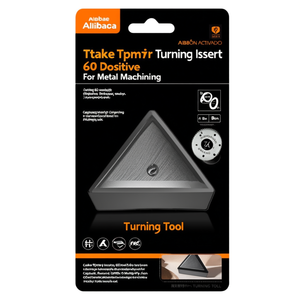 Inserto de Torneado Ttake Tpmr de 60 Grados Positivo para Mecanizado de Metales - Product Image 2