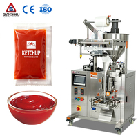 Machine d'emballage automatique verticale pneumatique PLC pour ketchup, haute vitesse d'emballage, pesage précis et remplissage