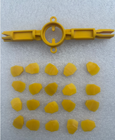 Kit d'outils pour cale à poudre avec 20 cales pour pistolet de revêtement en poudre PEM X1 (2324124)