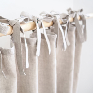 <span class=keywords><strong>Tende</strong></span> in lino in stile Ins, semplice soggiorno e camera da letto a bovindo Semi-ombreggiatura, protezione solare e <span class=keywords><strong>tende</strong></span> parasole - Product Image 2
