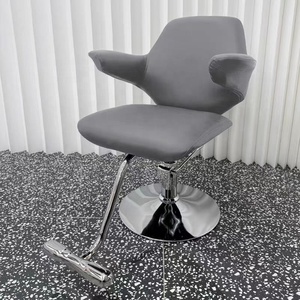 Fauteuil de Barbier Minimaliste Moderne, Chaise de Salon Hydraulique, Siège de Coiffure en Cuir avec Repose-Pieds - Product Image 2