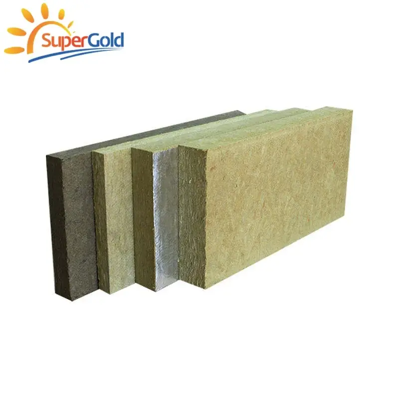 Les panneaux sandwich SuperGold utilisent des matériaux d'isolation thermique en laine de roche panneaux en laine de roche haute densité