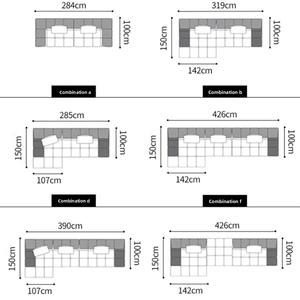 लिविंग रूम के लिए शीर्ष कपड़े एल आकार के आधुनिक सोफे सोफे, लक्जरी कोने के साथ फर्नीचर लिविंग रूम सोफे सेट फर्नीचर लिविंग रूम सोफा मॉडल। - Product Image 2