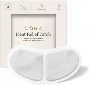 Custom Women Menstrual Pain Relief Heating Patch Warm Pad Period Pain Instant Warm Menstrual Heat Patch For Menstrual Cramps