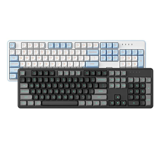ZT104 Gasket Structured Mechanical Kevboard 104 Keys Keyboard Type-C USB Support Hot Swap LED Backlit Gaming Keyboard