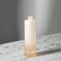 Pot cosmétique rond en verre de luxe 30ml 50ml avec pompe pulvérisatrice vide pour crème visage et contour des yeux, tonique, lotion, sérums, avec pulvérisateur et bouchon hermétique
