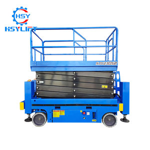 Plateforme Élévatrice à Ciseaux Mobile Autopropulsée sur Chenilles de 4m, 6m, 8m, 10m, 12m, 14m avec Capacité de Charge de 320 kg - Product Image 4