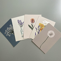 Cartes postales de remerciement personnalisées, impression artistique célèbre avec enveloppe