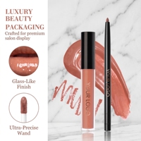 Kit de maquillage pour les lèvres en marque privée, gloss et crayon à lèvres pour femmes et filles, vente en gros, OEM, ODM, acheteurs, distributeurs, logo personnalisé