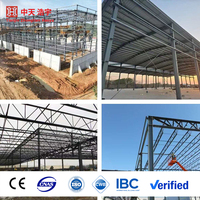 Entrepôt et atelier logistique en structure métallique préfabriquée