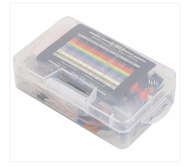 Kit electrónico de iniciación de 400 puntos, Resistor LED, bricolaje