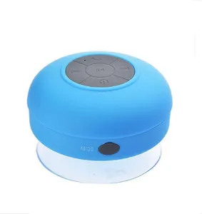 Oem Design Badkamer Goedkope Promotionele Draadloze Draagbare Ipx4 Waterdichte Mini Douche Sucker Speaker