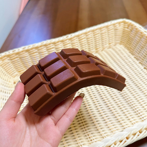 QY Jouet Squishy Tablette de Chocolat, Jouet Anti-Fidget Moelleux Collant à Presser, Jouet Sensoriel Anti-Stress Anti-Anxiété Dé - Product Image 6