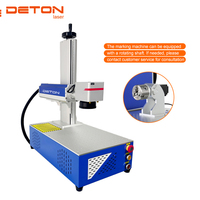Machine de marquage laser intégrée DETON UV, haute vitesse, source laser 3W/5W, JPT, numérotation de série précise, code QR, codage de date, CNC