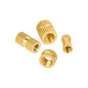 Tuercas de inserción rectas de cobre moldeadas a través del orificio M2 M2.5 M3 M4 - Product Image 1