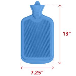 Bouillotte en silicone extra longue pour l'hiver, chauffe-mains et corps, sûre pour les pieds, douce, tendance, réutilisable, écologique, avec couvercle en velours côtelé - Product Image 3
