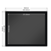 Nueva Pantalla Industrial de 19 Pulgadas, VGA, USB, Táctil Capacitiva, Pantalla Cuadrada, Marco de Aluminio Metálico, TFT Integrado, Plano, OEM Industrial