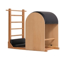 Baril d'escalade Pilates réglable en bois durable pour la maison, le studio, le yoga, l'exercice et le fitness pour femmes
