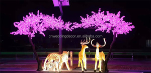 Modèles explosifs arc d'arbre de fleurs de <span class=keywords><strong>cerisier</strong></span> rose clair <span class=keywords><strong>Sakura</strong></span> japonais pour la décoration de mariage - Product Image 2
