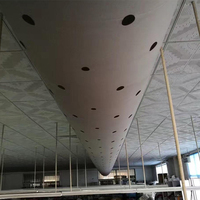 Système de Dispersion d'Air Industriel en Tissu Carré à Fermeture Éclair Facile à Installer, Durable, pour Terrains de Sport et Hôpitaux