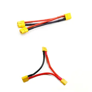 Amass XT30 xtxt90 XT-60 XT60H erkek kadın T Y Splitter serisi adaptörü paralel RC Lipo pil konektörü kablo tel düzeneği