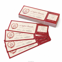 Impression personnalisée, logo OEM ISO14001, carton enduit, 180x80mm, commande en gros, carte d'embarquement pour avion