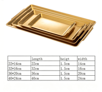 Plateau de service de luxe personnalisé avec logo, en acier inoxydable durable, pour pique-nique, pain, café, grillades, maison, restaurant, décoration de mariage