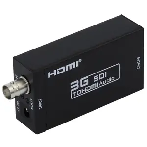 モニターHDTV HD-SDI用3G1080PSDI-HDMIアダプターコンバーター3G-SDI-HDMIアダプターメスBNC-HDMI