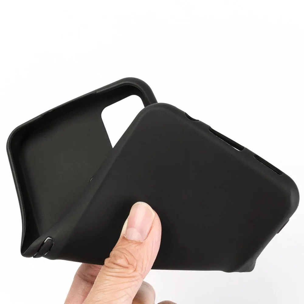 Matt black TPU soft case for Ulefone Note 10 Power 3 Armor 7 mobile phone back cover case