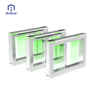 Sistema de Control de Acceso Ankuai AKT322 con Reconocimiento Facial y Torniquete Abatible para Edificios de Instalaciones Públicas y Oficinas