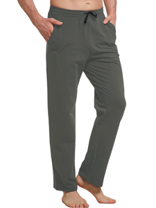 Pantalon de jogging pour homme en molleton épais 100% coton peigné, brodé, taille mi-haute, style urbain, direct usine, service OEM - Product Image 2