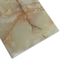 Panneau mural en feuille de marbre PVC brillant à rayures géométriques UV, moderne, imperméable, résistant à l'humidité, insonorisant, design graphique européen