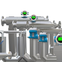 Medidor de Flujo Coriolis Yunyi con Conexión Tri-Clamp DN15 a DN80 para Líquidos de Alimentos, Bebidas y Farmacéuticos con Precisión del 0.2 Por Ciento