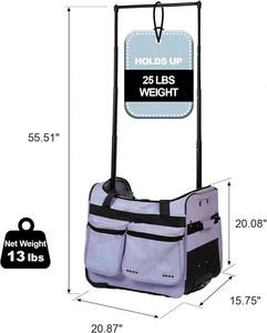 Porte-vêtements à roulettes pliable BSCI, sac de danse à roulettes et sacs de transport pour costumes de danse - Product Image 1
