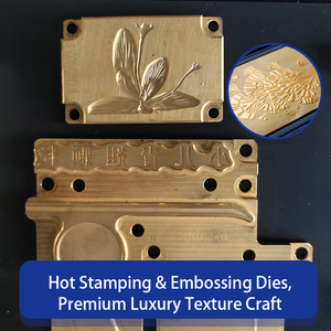 Bloques de Latón para Estampado en Caliente con Forma Personalizada de Alta Calidad al por Mayor, Herramienta de Grabado para Manualidades y Decoración de Cajas de Regalo - Product Image 4