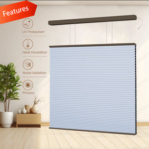 ستائر خلوية عصرية أمريكية ذكية تعمل من الأعلى إلى الأسفل معتمة بتصميم خلية النحل - Product Image 3