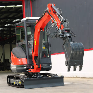 จัดส่งฟรีระบบไฮดรอลิกรถแทรกเตอร์ขนาดกะทัดรัดมินิแทร็กเครื่องขุดพร้อมสิ่งที่แนบมาใช้ในบ้าน - Product Image 4