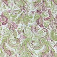 Spot kustom kain kasmir Viscose dicetak kain Phoenix ekor bunga kain Floral kain Jacquard Viscose untuk pakaian