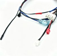 Harness Kabel Multi-Cabang Kustom dengan Probe Temperatur NTC, Konektor & Terminal Campuran untuk Pengkabelan Internal Refrigerasi