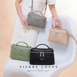 Sac à main minimaliste Pierre Loues, forme carrée, poignée souple, sac bandoulière pour femme, usage quotidien - Product Image 1