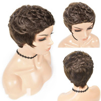 Perruques 100% Cheveux Humains, Perruques Courtes Bob Africaines, Styles Brésiliens et Vietnamiens, Perruques Sans Colle, Vente en Gros Directe Usine