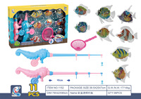 Jeu de pêche magnétique pour enfants / Table d'eau Piscine Poissons flottants en plastique pour enfants