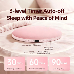 Haut-parleur sans fil sous oreiller avec <span class=keywords><strong>bruit</strong></span> blanc et minuterie, aide au sommeil confortable pour les femmes et les adultes, cadeau créatif - Product Image 2