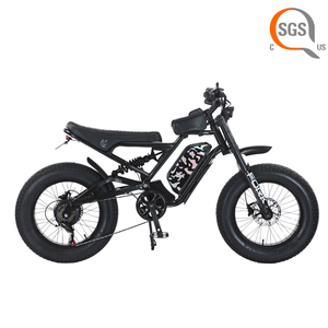 Motocicleta Eléctrica Todoterreno de 1500W con Llantas Gruesas de 20 Pulgadas, Bicicleta Eléctrica de Largo Alcance para Adultos, Neumáticos Gruesos, E-Bike - Product Image 4