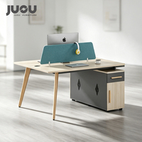 Poste de travail moderne pour 2, 4 ou 6 personnes, cloison de bureau, table de coworking, mobilier de bureau modulaire, poste de travail en cubicle