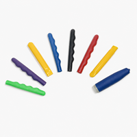 Empuñaduras de PVC con Ranuras para los Dedos, Coloridas, Fundas de Vinilo Suave Moldeadas por Inmersión para Herramientas, Palancas y Equipos