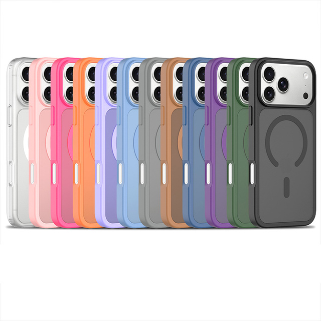Full Camera Protection Shockproof Magnetic Matte Wireless Phone Case for iPhone 17 Air 16 15 14 13 12 11 Pro Max Case